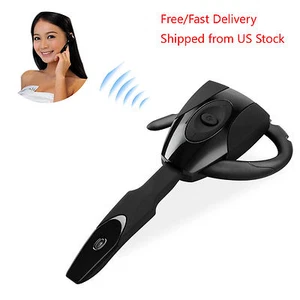 Bluetooth Headphone Wireless Computer Earphones Open Ear Earpiece with Mic - Picture 1 of 8