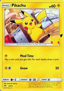 McDonald's 25th Anniversary Promos #025/025 Pikachu - Picture 1 of 2