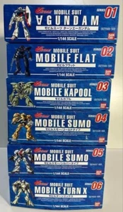 GUNDAM Turn A X Mobile Kappool Flat Sumo Gold Silver SET 1:144 BANDAI Model Kit - Picture 1 of 7