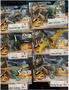 Jurassic World Ferocious Pack Spielzeug Mattel (6 Stück) Selten Neu in Box - Bild 1 von 1