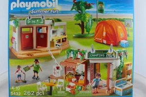 PLAYMOBIL Summer Fun Campground 5432 Huge Set Camping Toys - New Never Opened  - Picture 1 of 8
