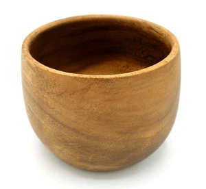 Becher Schälchen aus Holz Größe Ø 10 cm Höhe 7,5 cm Handarbeit aus fairem Handel - Bild 1 von 3