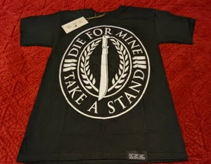 Die For Mine, "Take a Stand", T-shirt, Size Small, Black - NEW - Picture 1 of 4