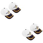 4 Pcs Baseball Cap Pretty Captains Hat Fashion Baseball Hat Sunshade Hat For