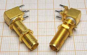 Connector coaxial - gold plated - [M3-Z]D - Zdjęcie 1 z 1