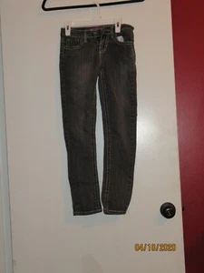 Red Rivet: Girls Size 8 Charcoal Jeans  - Picture 1 of 4