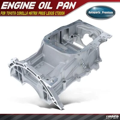 Upper Engine Oil Pan for Toyota Corolla 2009-2019 Matrix Prius Lexus CT200h 1.8L - Image 1 of 4