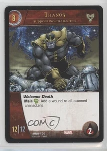 2015 VS System 2 Player Card Game The Marvel Battles Thanos #MNB-100 - Picture 1 of 2