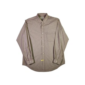 Ralph Lauren VINTAGE 90s Striped Shirt Mens Medium Long Sleeve Button Down Retro - Bild 1 von 11