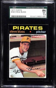 1971 Topps #143 Steve Blass - Set rotto! SGC 7,5 - Foto 1 di 2