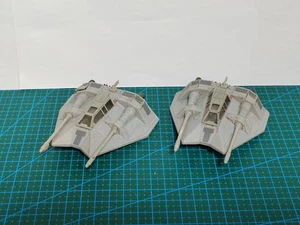 2 PCS STAR WARS Micro Galaxy Squadron SNOWSPEEDER W RARE CHASE LOOSE. - Picture 1 of 7