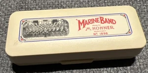 Hohner Marine Band Harmonica G NEW WITH CASE SHOP DISPLAY XDISPLAY NO 1896 - Picture 1 of 3