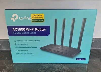 TP-LINK (Archer C80) AC1900 (600+1300) Wireless Dual Band GB Cable Router - Image 1 of 4