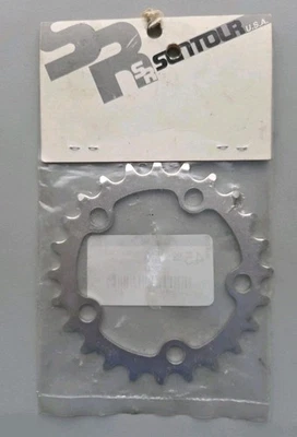 Plato interior vintage Suntour 24T Ninja 74BCD plateado Foto 1 de 2