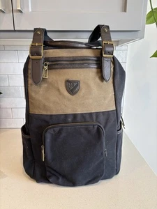 Daniel Cremieux limitierte Auflage Canvas Leder Rucksack Laptop Messenger Bag gebraucht, in einwandfreiem Zustand - Bild 1 von 10