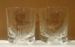 Vintage CHIVAS REGAL Scotch Whiskey "Founded 1801" (SET OF 2) Rocks Glasses 8oz - Picture 1 of 8