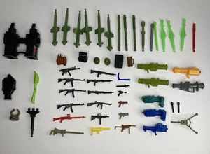 Lot of 50+ Vintage 1990s Original GI Joe ARAH Guns Backpacks Missiles Accessory - Picture 1 of 8