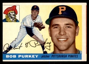 1955 Topps Baseball #118 Bob Purkey VG/EX *g1 - Picture 1 of 2