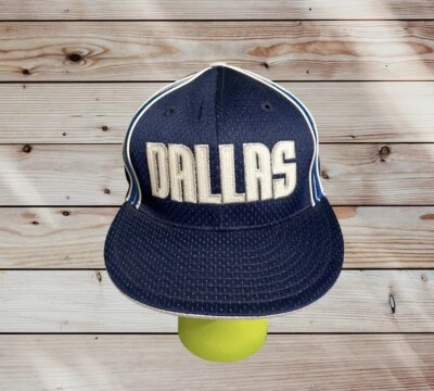 Talla 7 - Dallas Mavericks Dirk Nowitzki Jersey Sombrero Ajustado Azul Marino NBA Reebok Foto 1 de 4