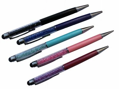 5x Eingabestift Kugelschreiber Touch Pen Tablet Handy Display Stylus Glitzer - Bild 1 von 4