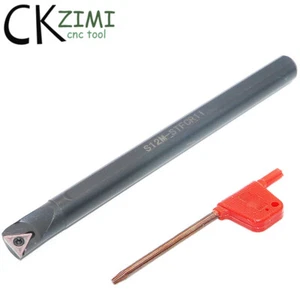 91° S12M STFCR11 12mm CNC Internal Turning Tool Holder + 1Pcs TCMT110204 Insert - Picture 1 of 8