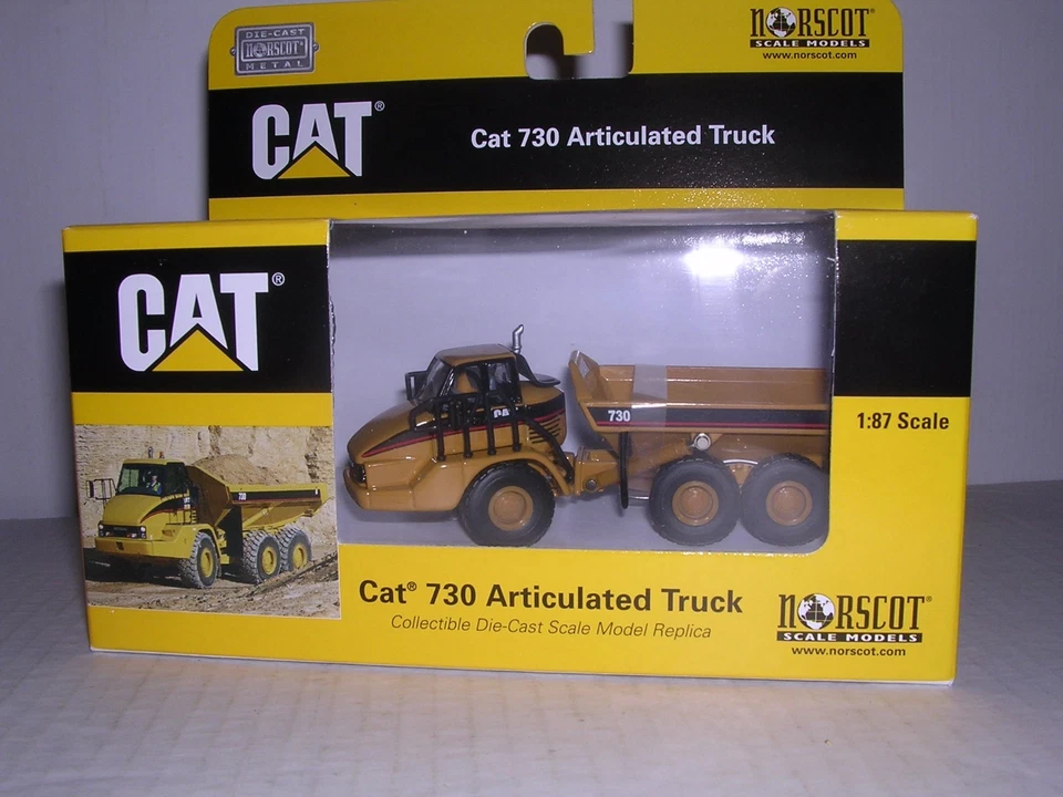 Caminhão basculante articulado NORSCOT #55130 Caterpillar 730 escala H.O. 1:87   - Imagem 1 de 1