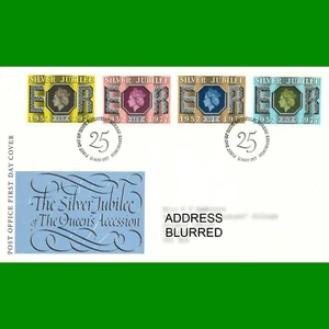 UK FDC Queen Elizabeth II's Silver Jubilee Post Office First Day Cover 11.5.1977 - Picture 1 of 1