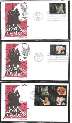 US SC # 3661-3664-3664a American Bats FDC. Artmaster Cachet - Image 1 of 2