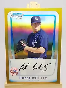 Chase Whitley 2011 1st Bowman Chrome Prospect Gold BCP155 /50 NY Yankees - Picture 1 of 2