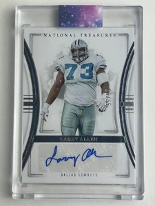 2023 National Treasures Larry Allen Auto Signatures /99 COWBOYS GREAT RIP - Picture 1 of 3