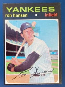 1971 Topps Baseball #419 Ron Hansen New York Yankees NM - Bild 1 von 2