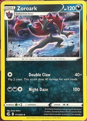 Zoroark - 171/264 - Fusion Strike Pokemon 2021 - Image 1 of 2