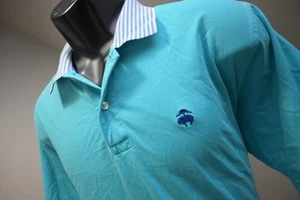 Brooks Brothers Golf Polo 346 Original Fit Blue Short Sleeve Mens Size Medium - Bild 1 von 9