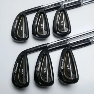 Used Cleveland CG16 Black Pearl Iron Set / 5 - PW / Regular Flex - Picture 1 of 11
