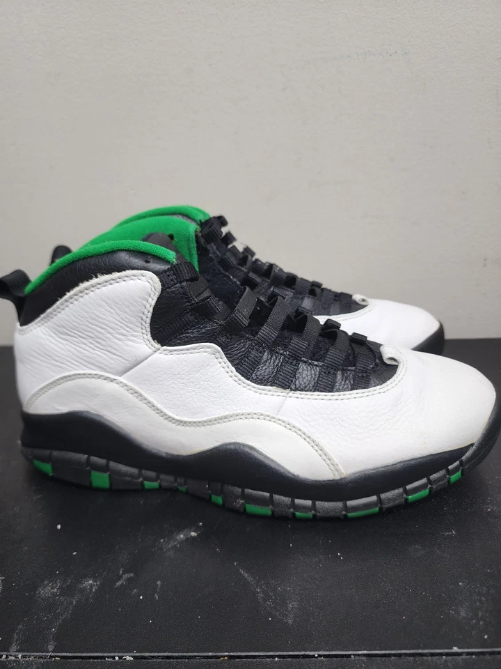 Talla 9 - Air Jordan 10 Retro 2019 Seattle (310806-137) Foto 1 de 4