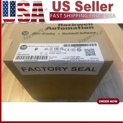 New Sealed 5094-AEN2TR Allen-Bradley 5094 Ethernet Adapter 16 Modules RJ45 AB - Image 1 of 4