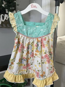 Matilda Jane Flutter Sleeve Top Girls Sz 10 - Picture 1 of 6