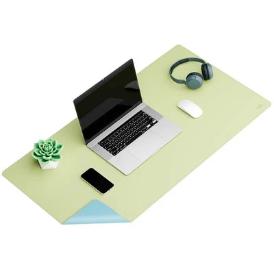 sax design Schreibtischunterlage hellblau/hellgrün Kunstleder 90,0 x 45,0... - Bild 1 von 4