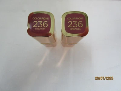 L'OREAL Lippenstift Color Riche 236 Organza -2-er-Set-Je 4,8 gramm - Bild 1 von 3