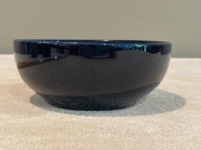 Mainstays Plain Stoneware 6" Soup or Cereal Bowl Navy Blue - Image 1 of 4