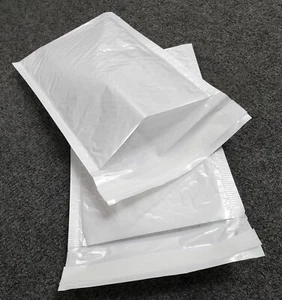 50 pcs 5"x9" Poly Bubble Mailer Padded Envelope shipping Self-sealing Bag White - Picture 1 of 5