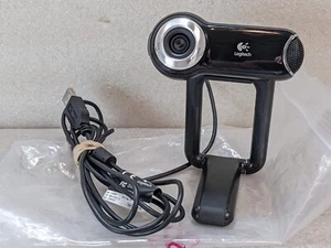 Logitech WebCam Pro 9000 for business USB Camera w/ Mic Carl Zeiss 2MP (H) - Picture 1 of 10