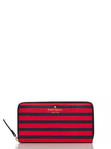 Cartera Kate Spade PWRU4235 Fairmount Cuadrada Encaje LICOR DE CEREZA AZUL MARINO Roja Nueva con Etiquetas - Imagen 1 de 3