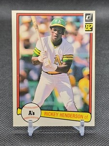 RICKEY HENDERSON ⚾️ 1982 Donruss #113 | Oakland Athletics | HOF | Set Break!