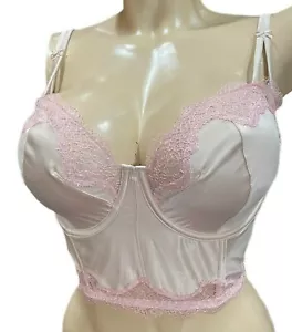 Reggiseno a balcone lungo Victorias Secret Dream Angels raso sfoderato champagne - Foto 1 di 2