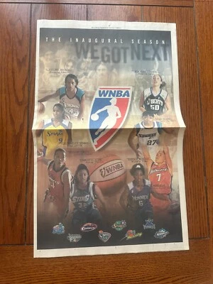 WNBA 1997 Inaugural Season USA Today Newspaper Supplement - Image 1 of 4