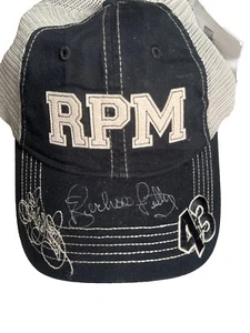 Vintage NASCAR Trucker Hat Signed by Richard Petty #43 NWT - Picture 1 of 11