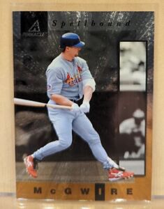 1998 Pinnacle SPELLBOUND #5 Mark McGwire RARE FOIL NAME PLATE LETTER "I"