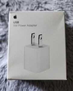 Adaptador de corriente original Apple de 5 vatios 5 W. ENVÍO RÁPIDO - Imagen 1 de 4