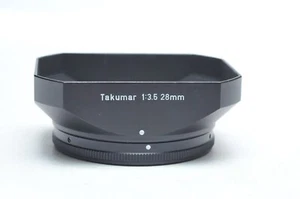 Pentax 28mm F/3.5 Takumar Rectangular Metal (49mm) Lens Hood Shade - Picture 1 of 2